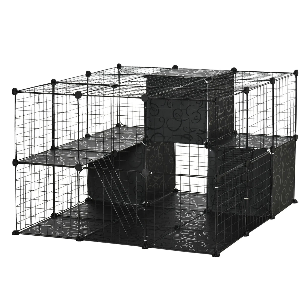 56 Panels Pet Playpen Small Animal Cage for Rabbit - Image 4