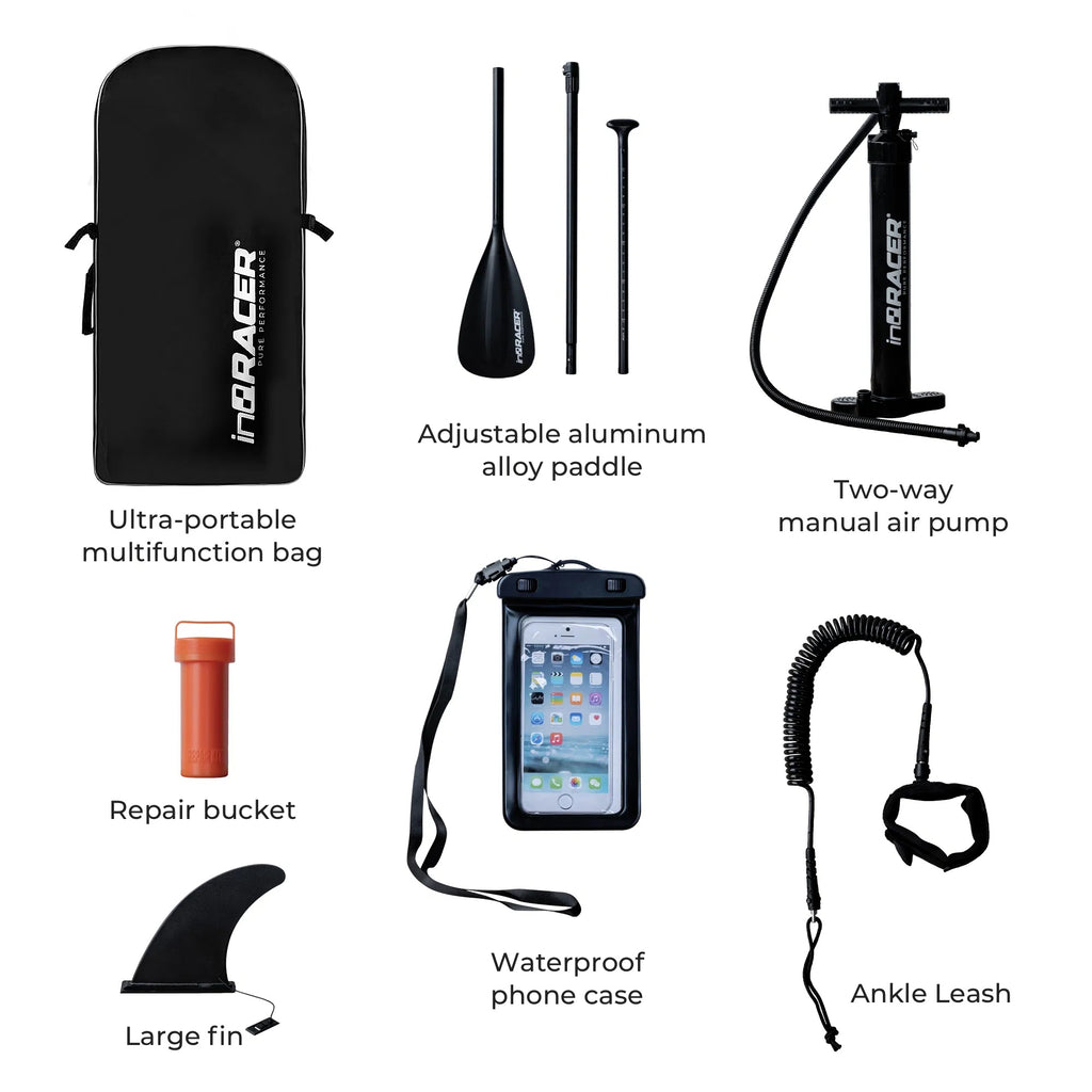 10 6 Inflatable Stand Up Paddle Board With Free Premium SUP Accessories & Backpack - Image 3