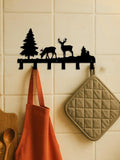 decorative elk wall-mounted key holder