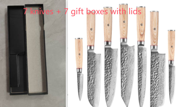 Damascus Steel Hand Kitchen Knife - Image 4