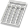 compartment white silverware organizer plastic dimensions and features