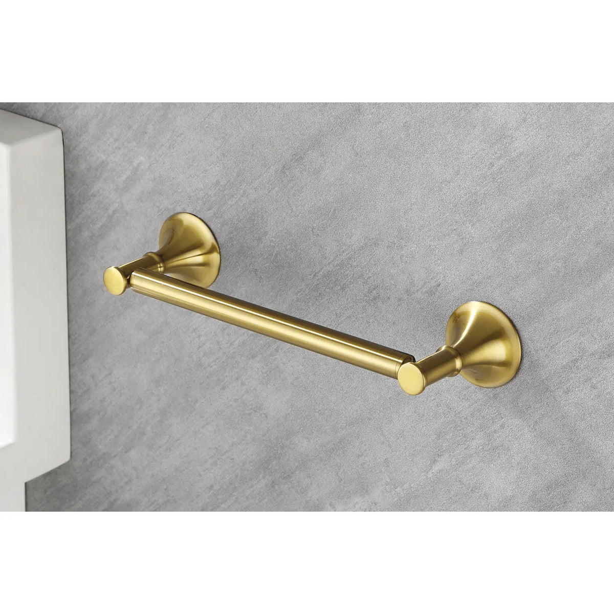 6 Piece Brass Bathroom Towel Rack Set Wall Mount - Image 2