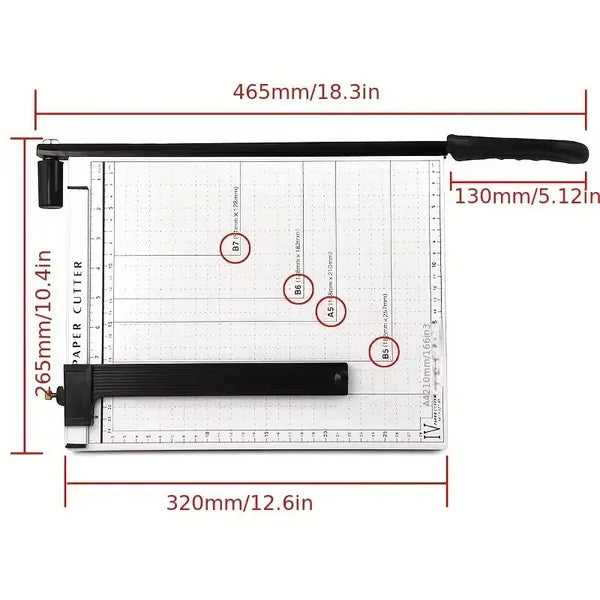 Safe Paper Cutter Slid Proof Paper Trimmer Versatile Paper Cutter Stable Paper - Image 3