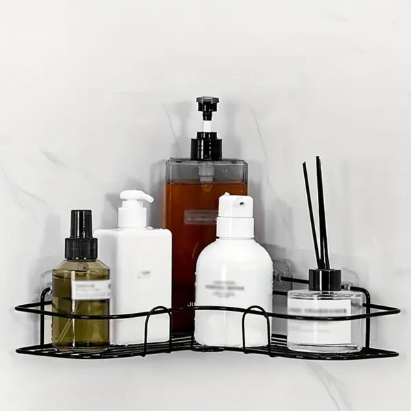 1pc Wall Mounted Bathroom Shelf Shower Caddy Rack No Punching Triangle - Additional Product View 5