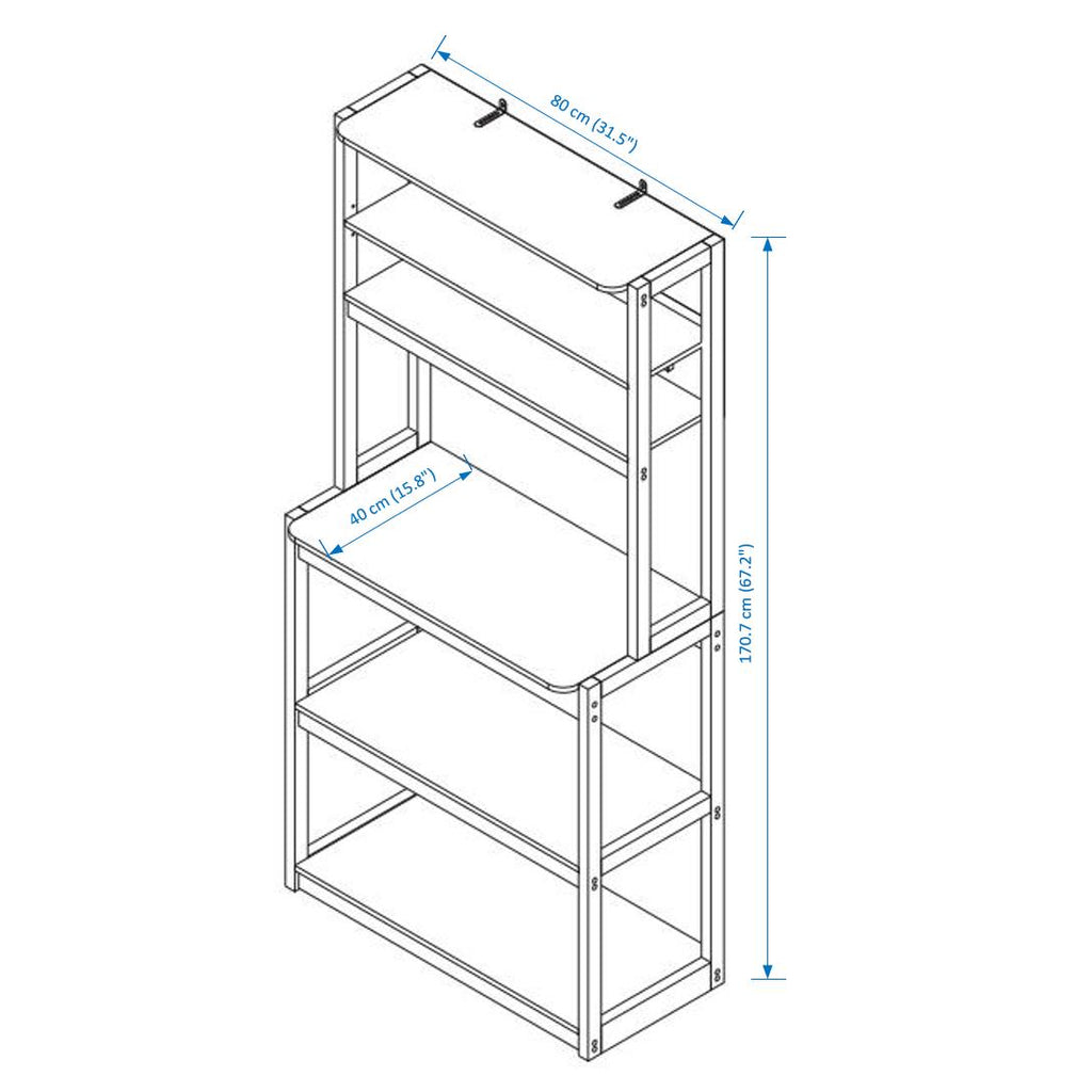 Level Packer Rack For Kitchen Cabinets Coffee Bars Shelves Microwave Racks - Additional View 10