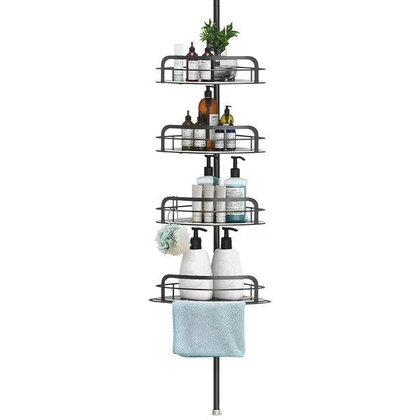 rust resistant corner shower caddy main view