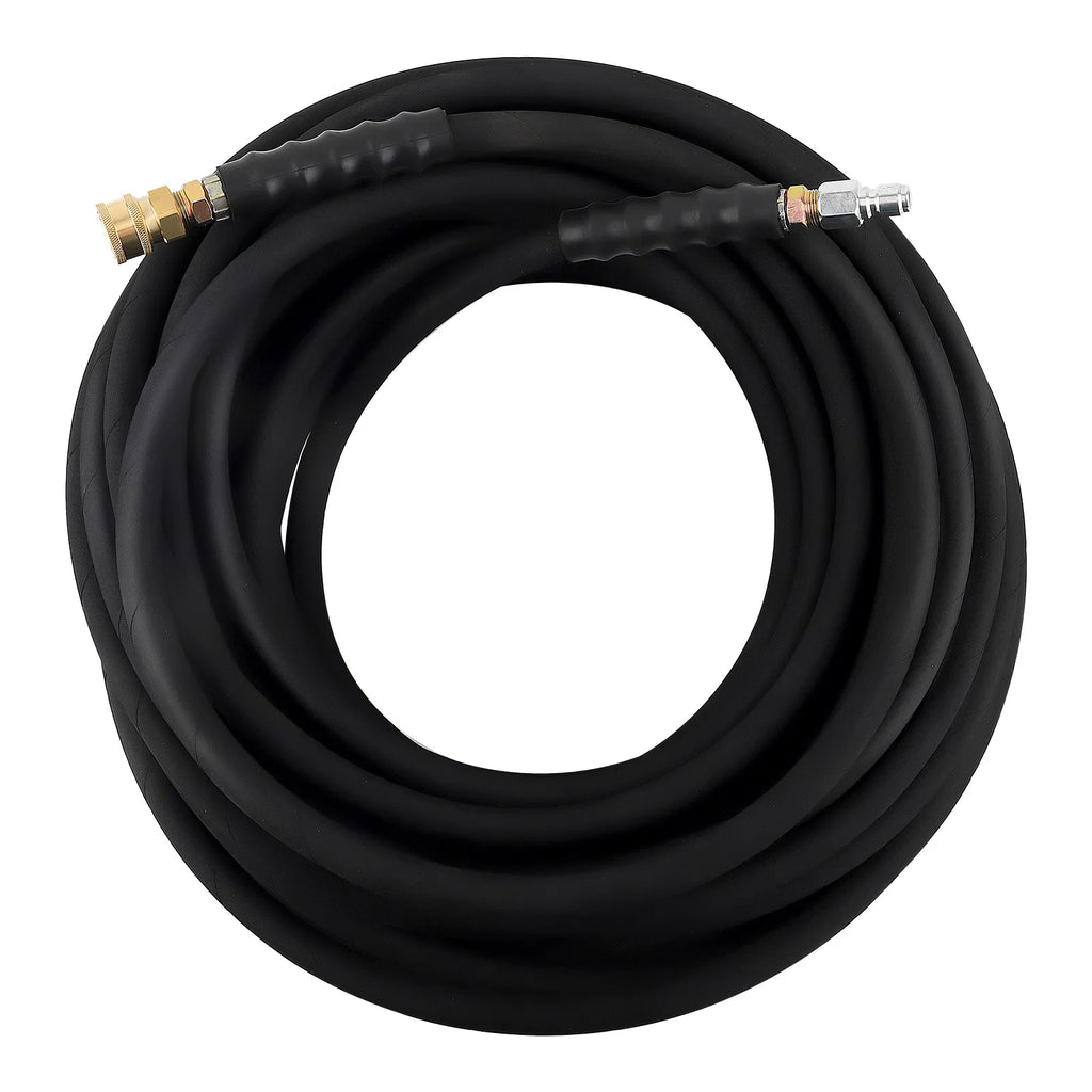 Non Marking 2 Braid R2 HighTem Water Pressure Washer Hose 3/8" x 100ft 6000psi - Image 2