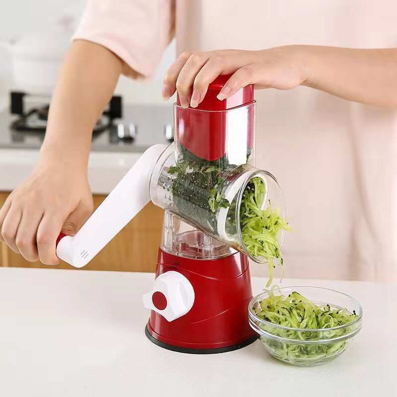 kitchen roller vegetable slicer vertical in use lifestyle