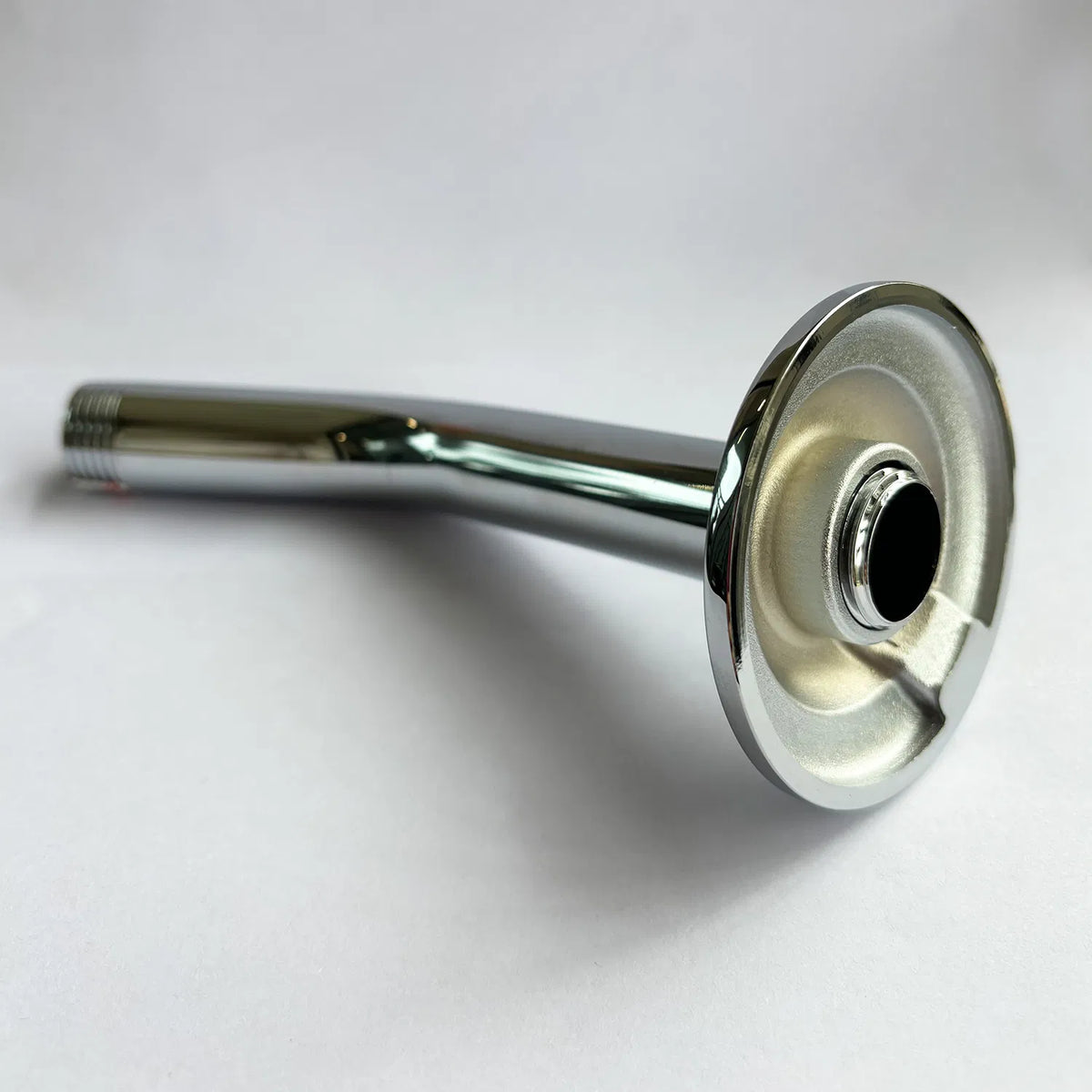 Shower Arm with Flange 1/2 NPT Tapered Threads Rain Shower Head Arm Wall - Image 2