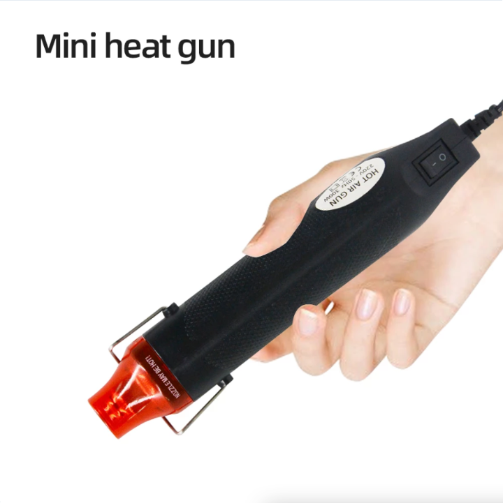 Mini Heat Gun DIY Electric Nozzles Tool Hot Air Gun Embossing Drying Paint USA - Image 5