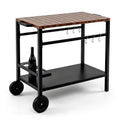 stainless steel outdoor grill prep table with cabinet product detail