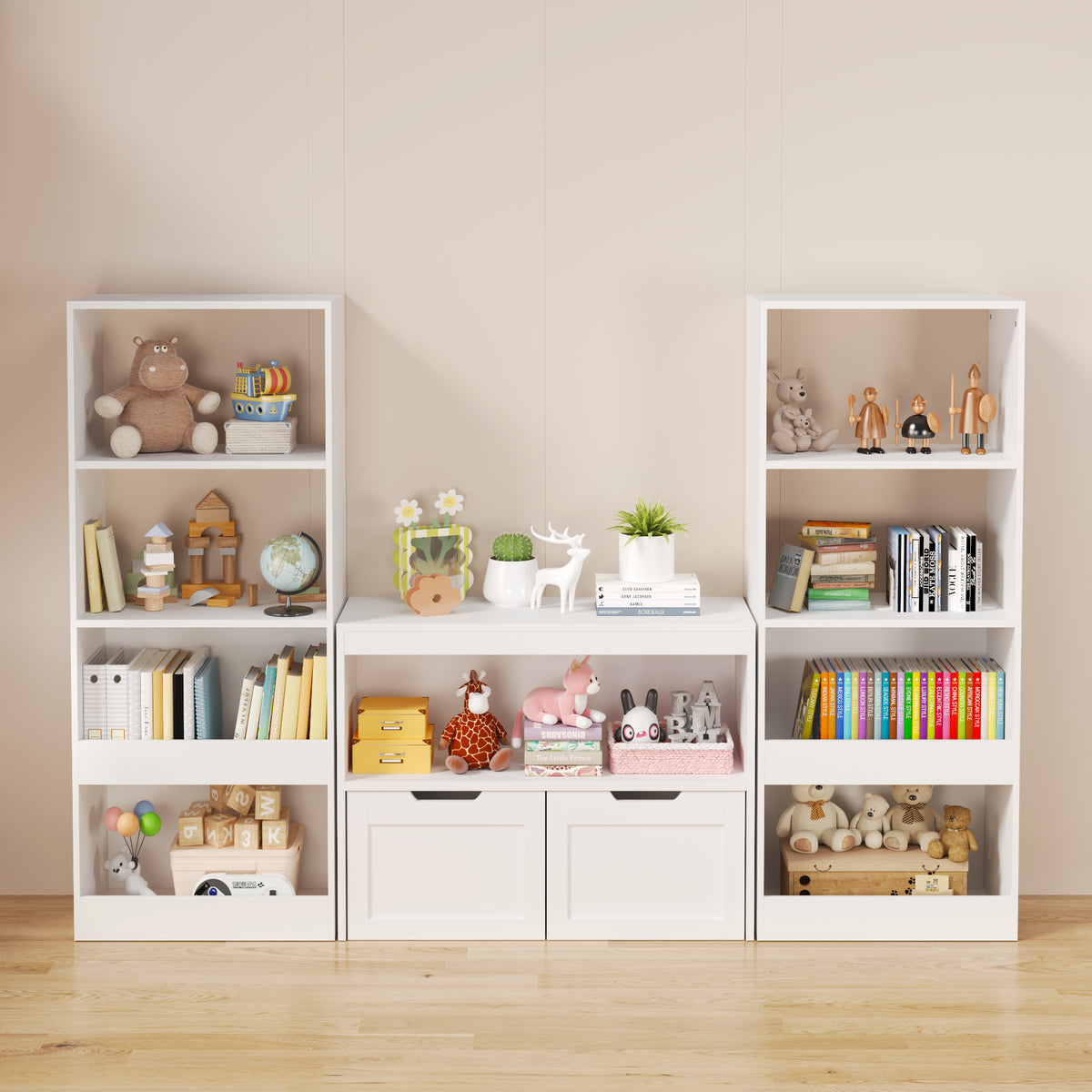 White Book and Toy Storage Organizer
