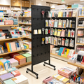 23.6 X 63 In Standing Pegboard Display Stand With 30 Hooks For Grocery &