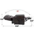 Power Lift Recliner Chair Heat Massage Dual Motor Infinite Position Up to 350