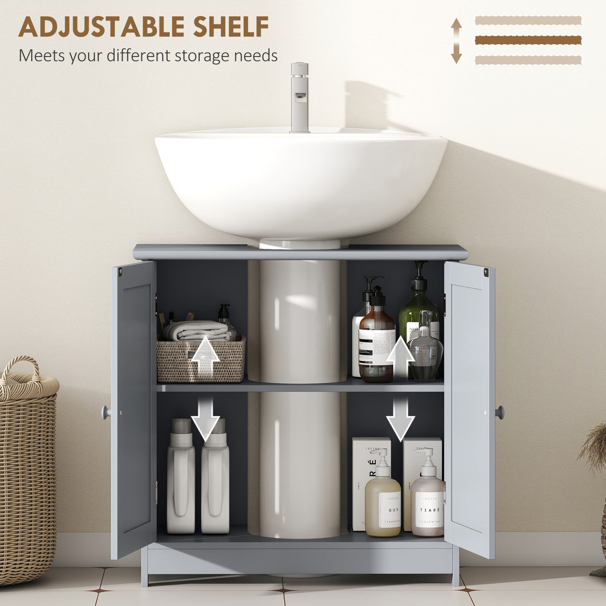 under sink bathroom cabinet pedestal dimensions and features