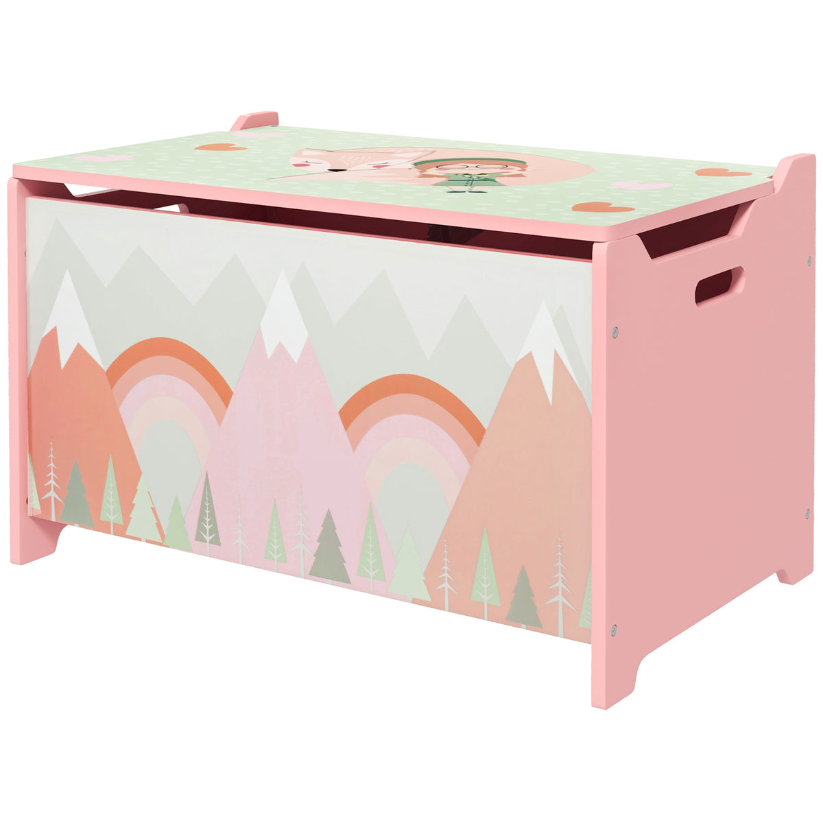 storage chest with lid box product angle 9