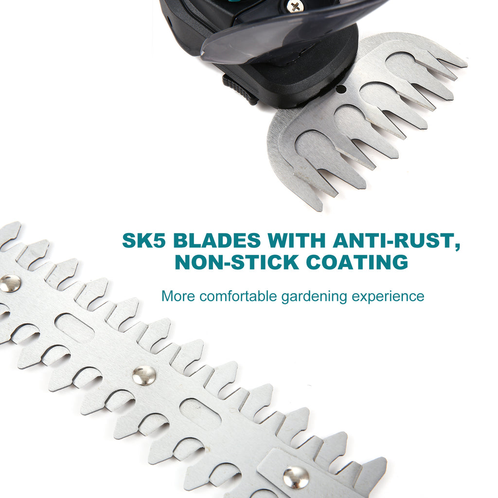 20V Cordless Grass and Hedge Trimmer with Handheld Pruning Shears - Additional Product View Grass and Hedge Trimmer