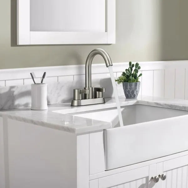 Bathroom Faucet 2 Handle Centerset Bathroom Sink Faucet with Pop Up Drain