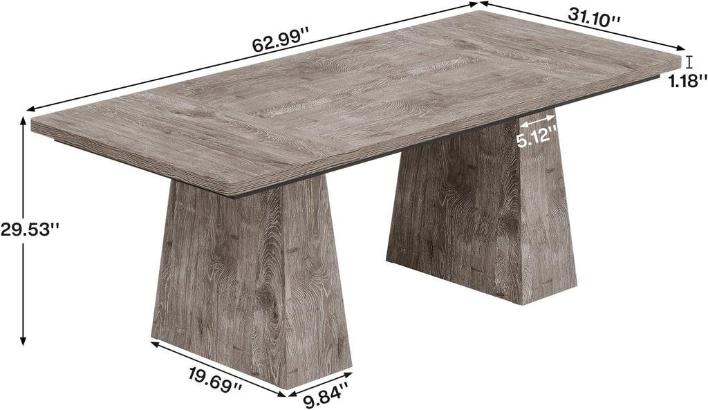 Wide Executive Office Desk with Storage