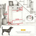Pet Feeder Station Storage Cabinet