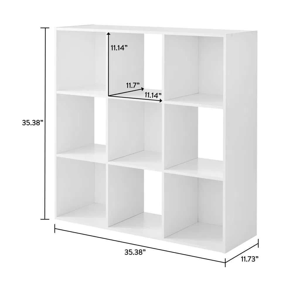 cube storage organizer white fabric detail and structure