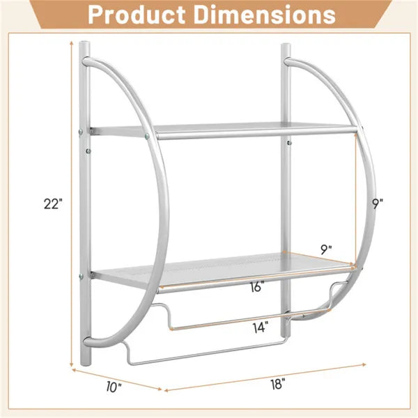 Bathroom Towel Rack - Dimensions and Specifications