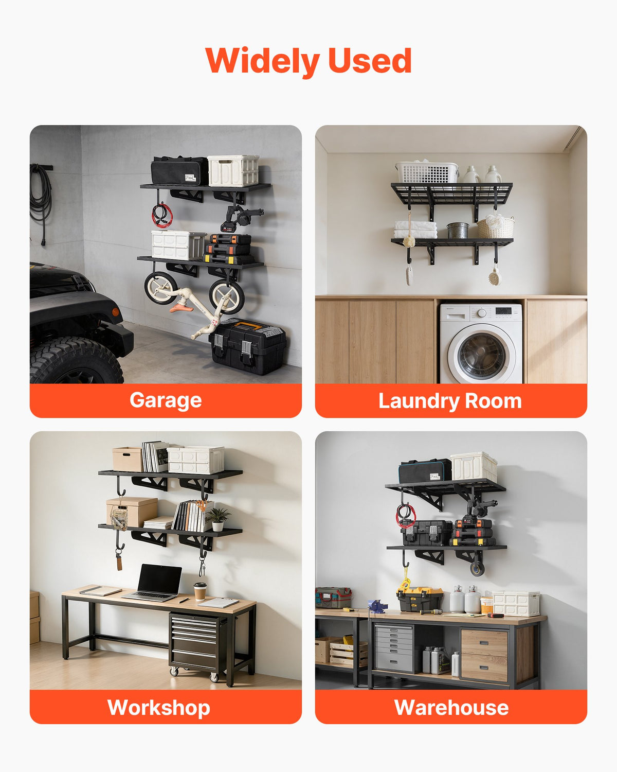 2-tier heavy duty wall garage main view