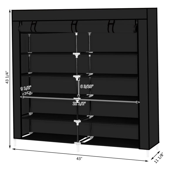 7-Tier 14-Compartment Shoe Storage Organizer