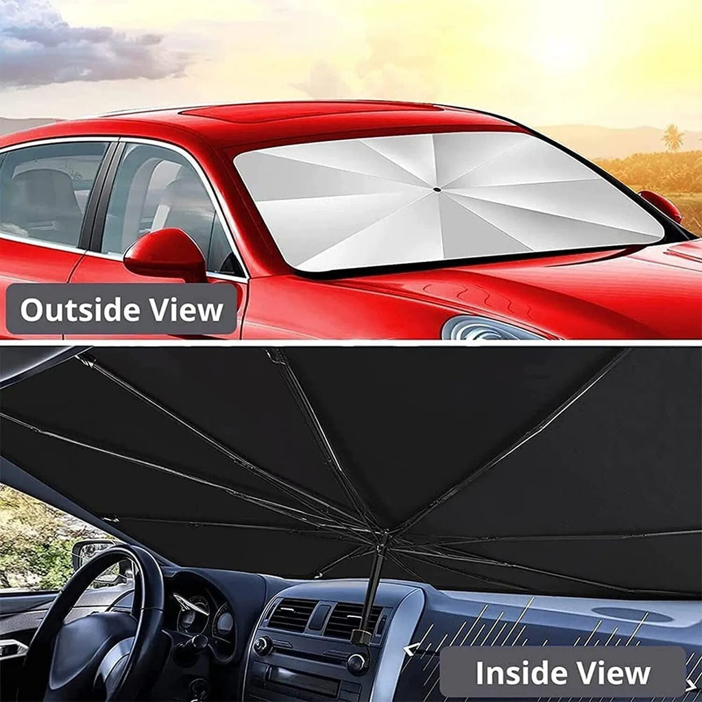 51" car windshield sun shade product angle 7
