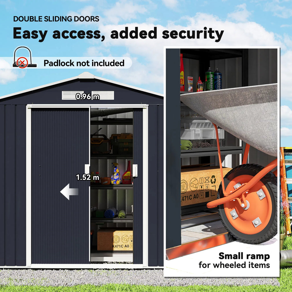 Outdoor Garden Storage Shed Tool House ( Amazon Shipping)(Prohibited by - Image 3
