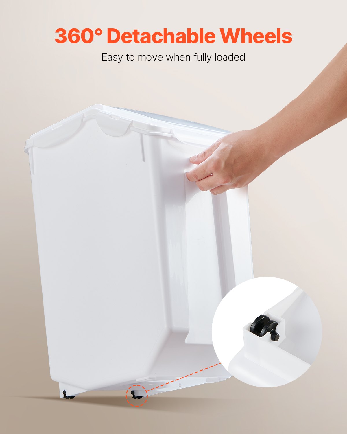 5galx2 Ingredient Storage Container Airtight Kitchen Bin - Additional View 5