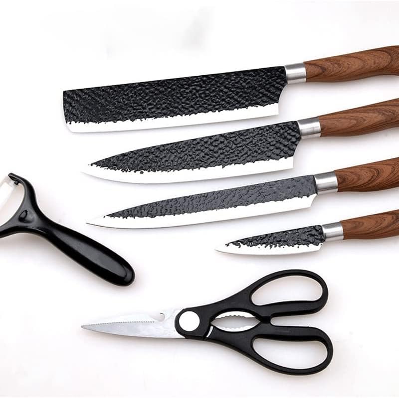 6 PCS Kitchen Knife Sets Steel Kitchen Knives Set Tools Forged Kitchen Knife - Image 2
