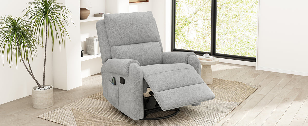 Manual Recliner Massage Recliner Chair Nursery Recliner Chair Swivel Rocker - Image 4