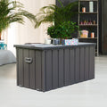 150-gallon resin outdoor deck storage box product view 1