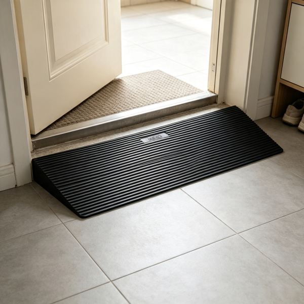 35.4inch Wide Rubber Threshold Ramp Cuttable Wheelchair Slope - Image 3