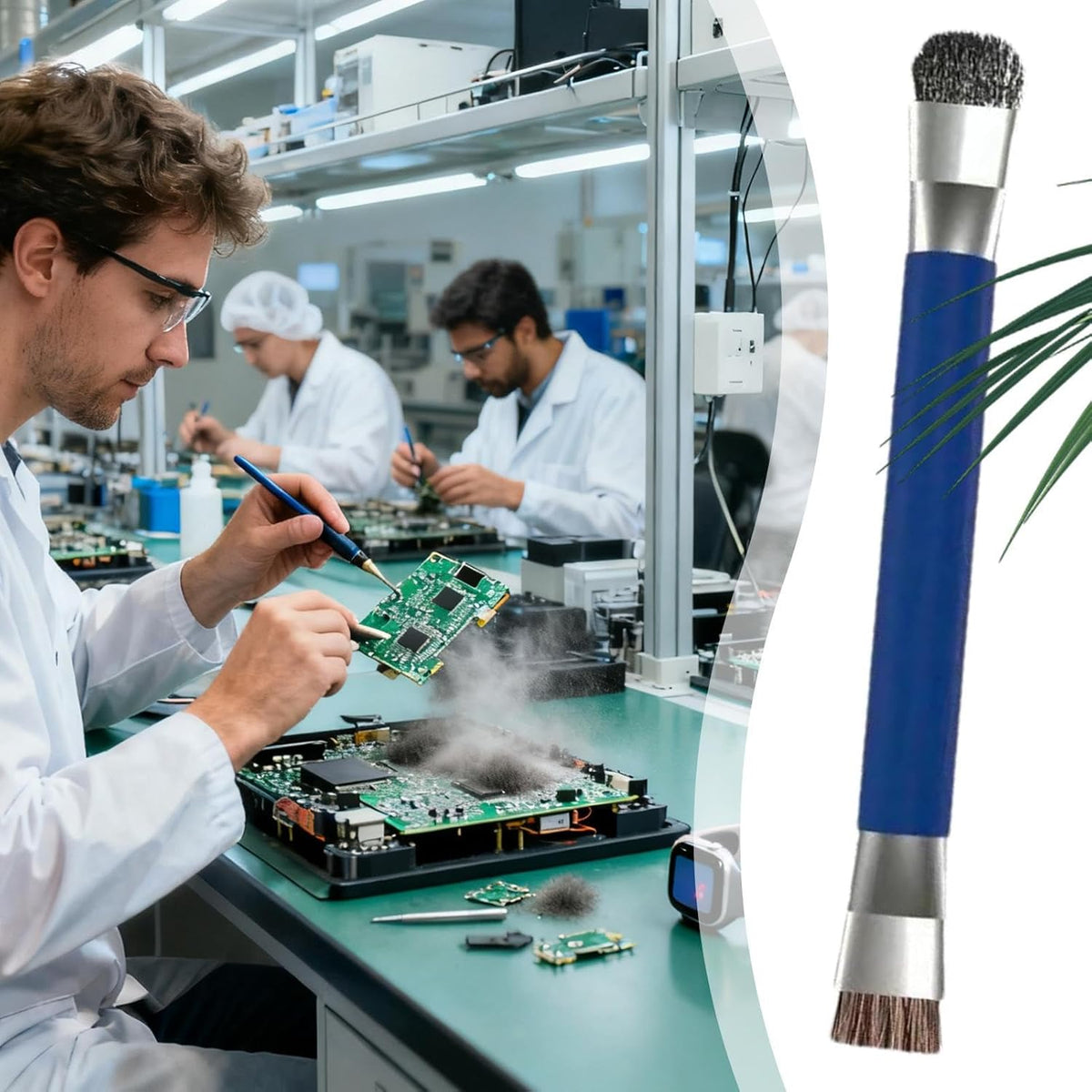 Electronic Cleaning Brush Anti static Duster Cleaner Precision Small Brush - Image 4