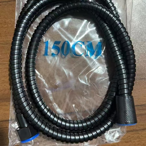 1.5M Black Shower Hose Stainless Steel 201 Flexible Shower Head Hose With