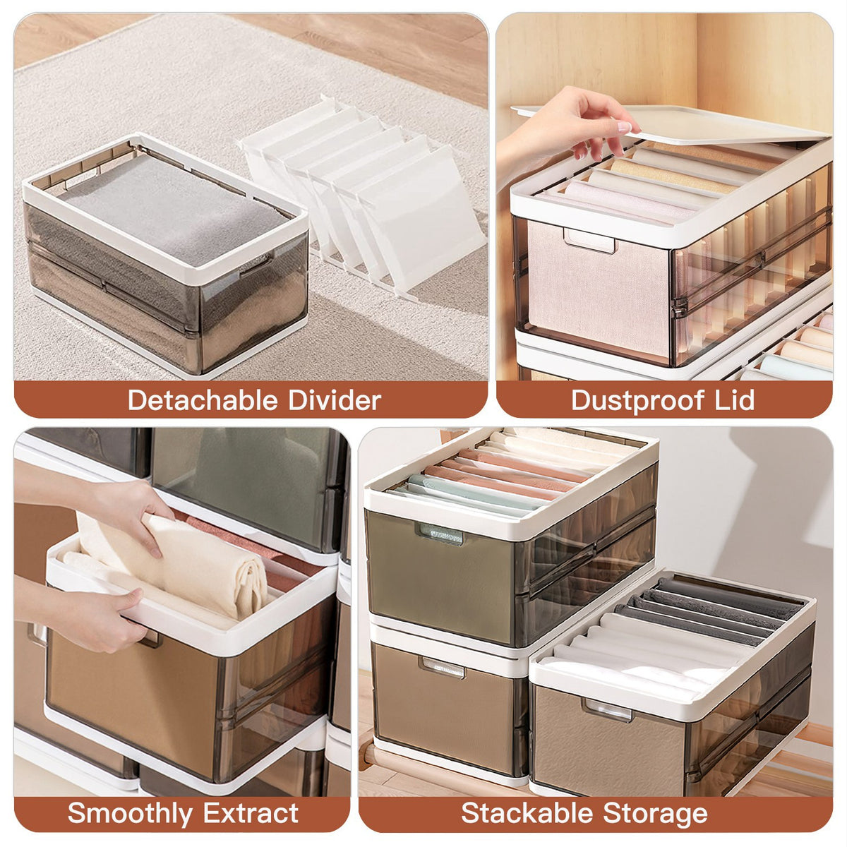 pack foldable storage bin with product angle 9