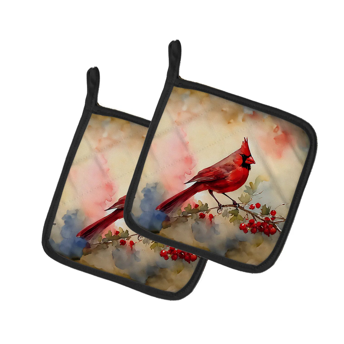 Cardinal Pair of Pot Holders Kitchen Heat Resistant Pot Holders Sets Oven Hot - Image 5