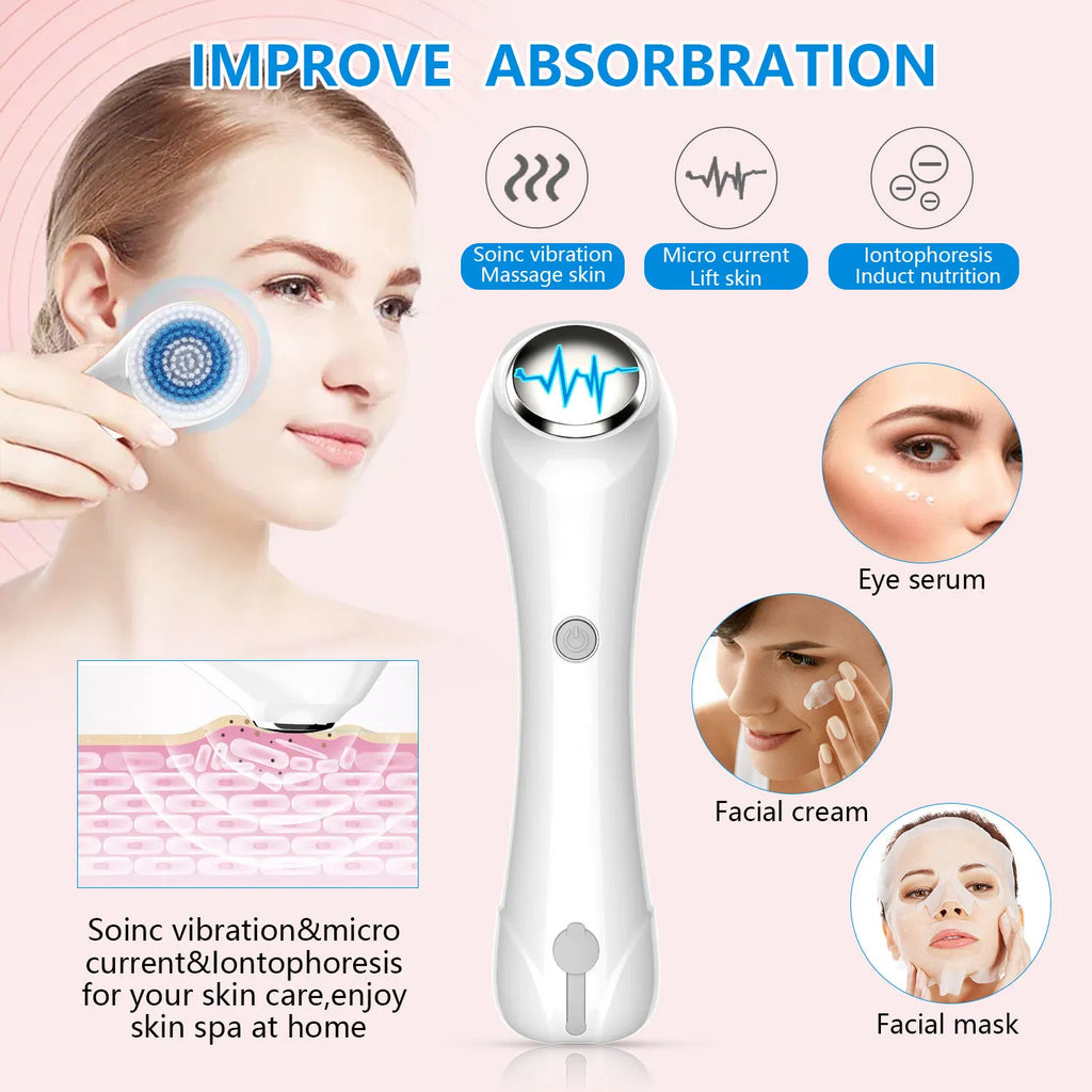 Facial Cleansing Brush Brush for Exfoliating IPX7 Waterproof 3 in 1 for - Image 5
