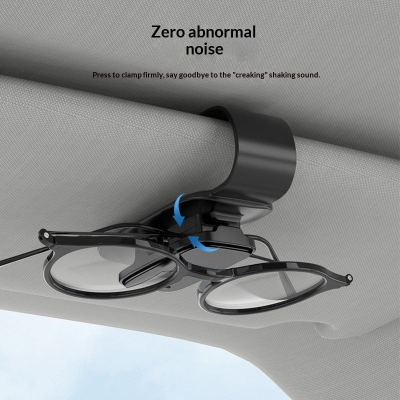 Car sun visor sunglasses holder clip