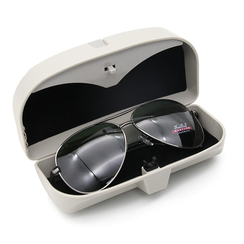 car glasses case sun visor packaging and components