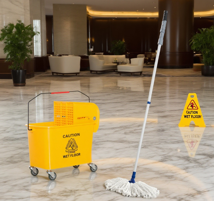 Mop Bucket With Wringer Compact Only Including 1pcs
