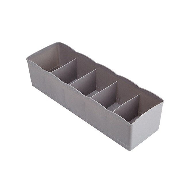 stackable divided-grid storage drawer