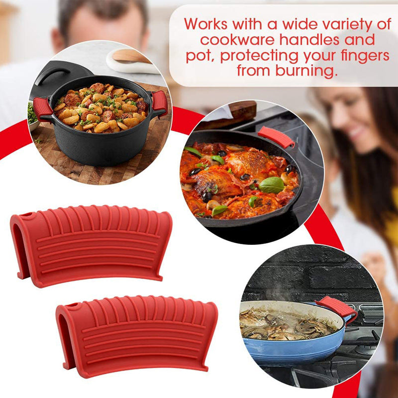 set of 3pcs silicone handle dimensions and features