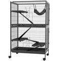 5 Tier Rolling Small Animal Cage Deluxe Guinea Pig Cage Ferret Cage for Mink
