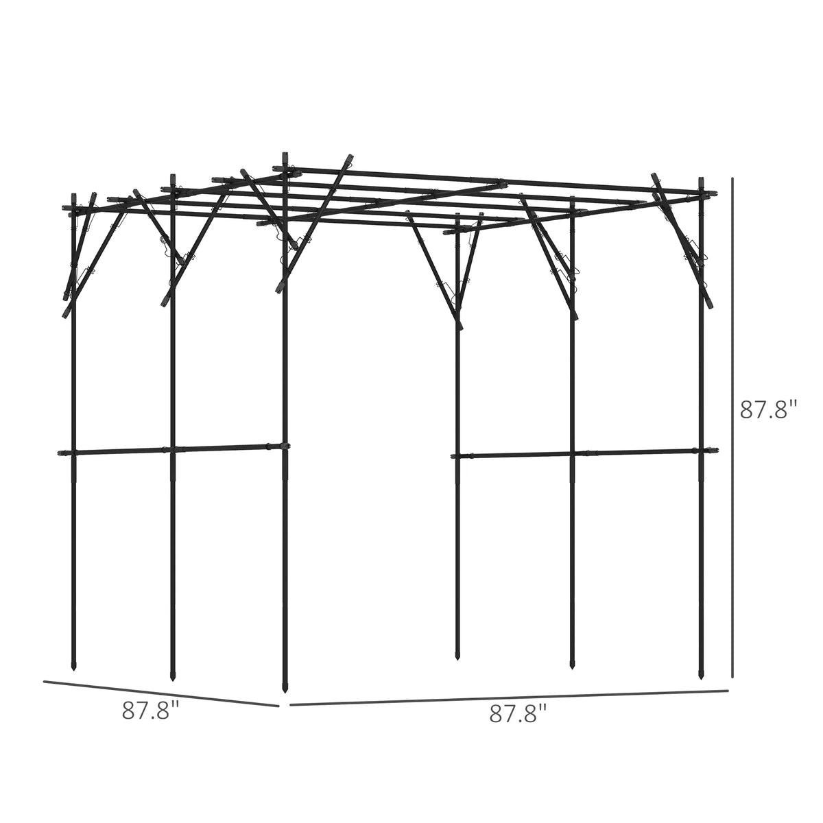 Garden arched trellis - Image 3