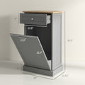 Kitchen Tilt Out Trash Bin Cabinet Free Standing Recycling Cabinet Trash Can