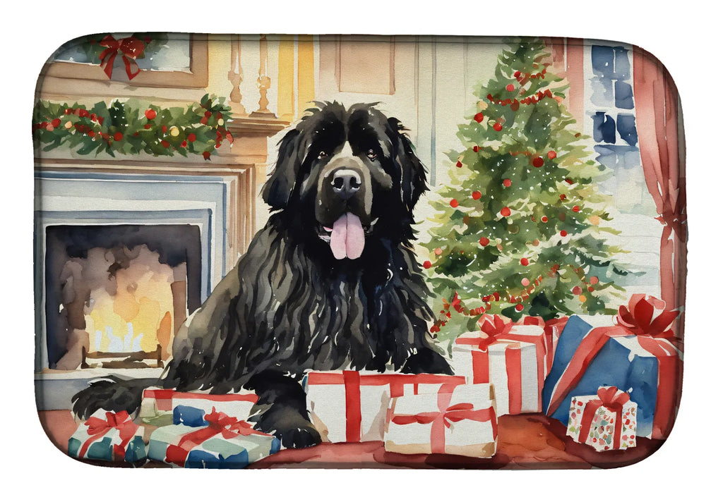Newfoundland Cozy Christmas Dish Drying Mat Absorbent Dish Drying Mat Pad for - Image 3