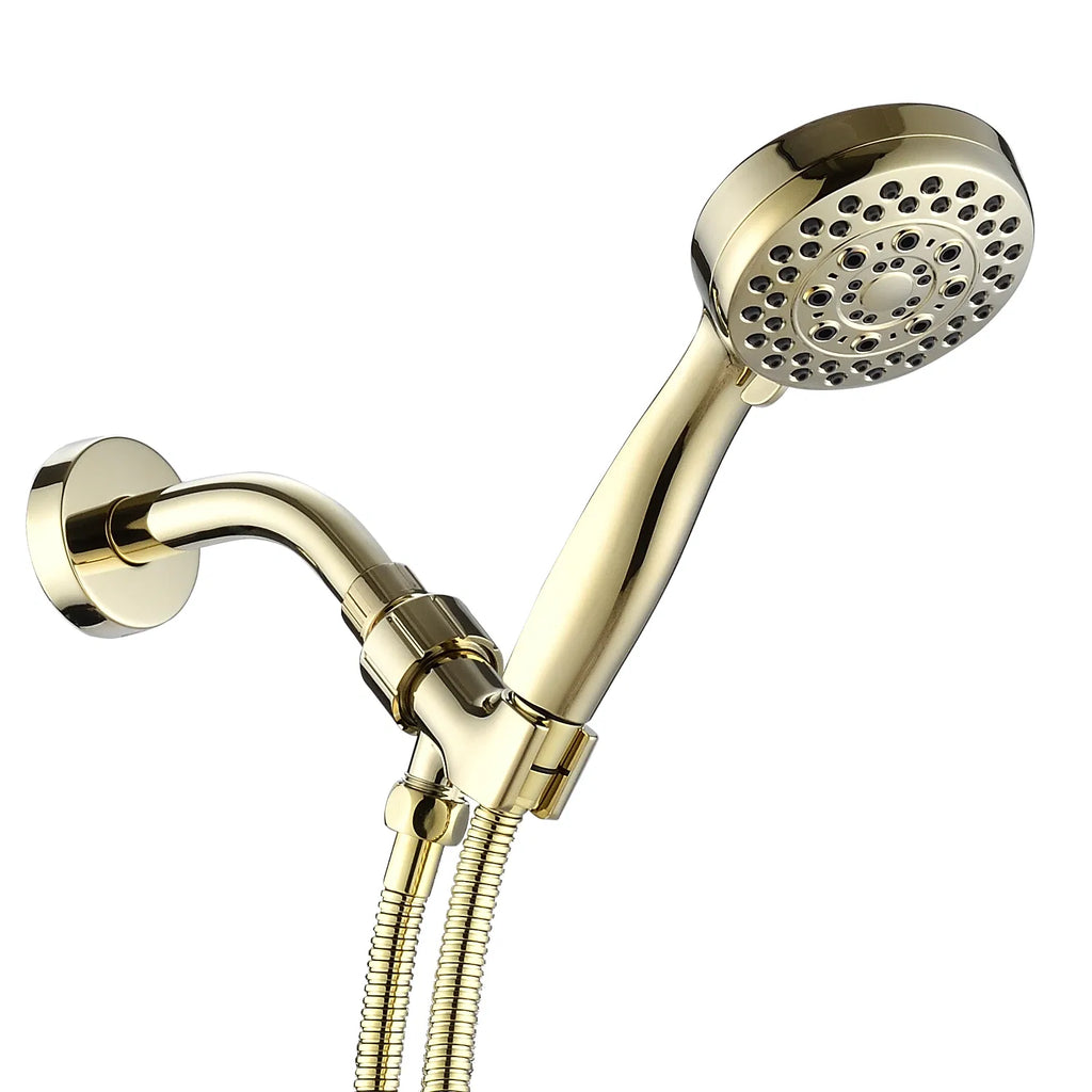 Handheld Shower Head with Hose High Pressure Shower Heads Gold - Image 2